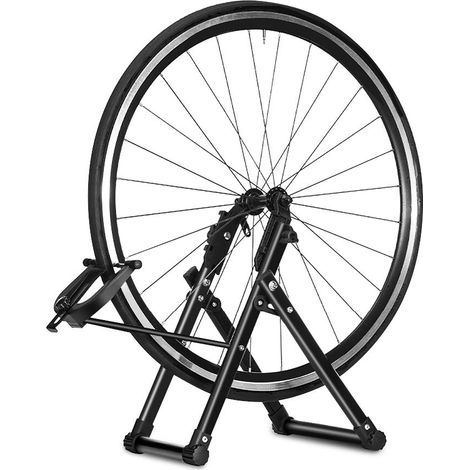 Ej.Life Cocoarm Bike Zentrierständer Fahrradwartungshalter Felgenreparaturstütze Fahrradzubehörteile Repair Tool Stand Fahrrad Rad Wartung für Hobby Mechaniker Zentrierständer A (1/5)
