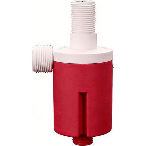 Robinet flotteur automatique avec filetage 3/4", montage externe, interrupteur à flotteur, vanne de régulation automatique du niveau d'eau pour réservoirs d'eau, tours d'eau, piscines, aquariums (1/5)