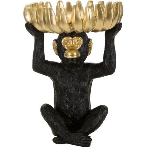 Scimmia decorativa svuota tasche banane cm diam. 23X31,5 - BANANAS (1/5)