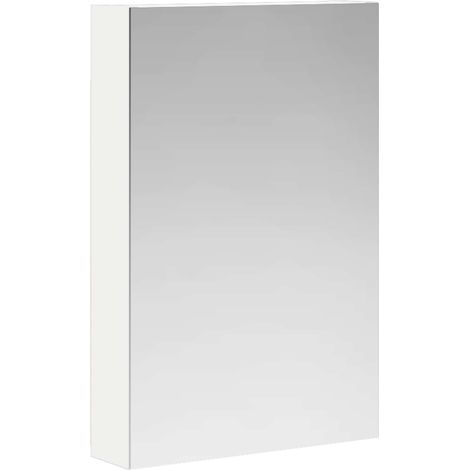 Maison Exclusive - Mobiletto per specchio da bagno Bianco 40 x 10,5 x 60,5 cm
