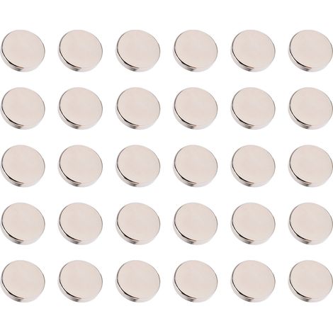 30 superstarke, dreilagige, galvanisierte Neodym-Magnete für den Kühlschrank, ideal für Bastelarbeiten und Dekorationen (1/5)