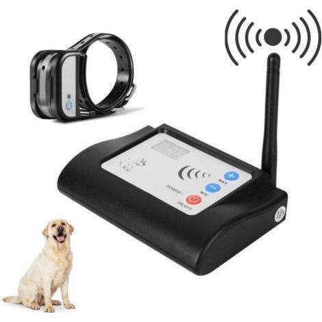 Jeffergarden Rechargeable Dog Training Collar, 300m Range, with Vibration, Sound, Static Shock and Light Mode, Suitable for Small and Medium Dogs (1/4)