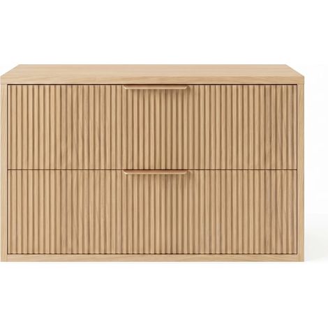 Badezimmerschrank Unter Dem Waschbecken Rea Mono 80Cm Beige