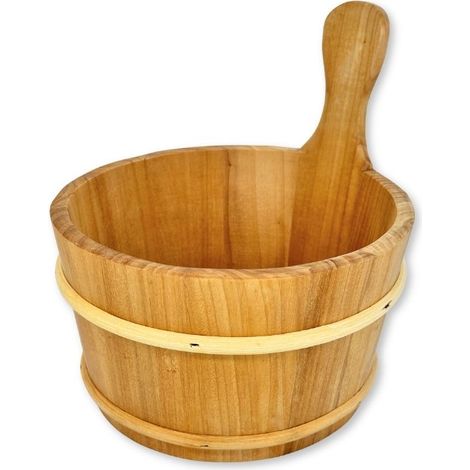 Sauna-Aufgusskübel aus Thermo-Espe 4 Liter (1/5)