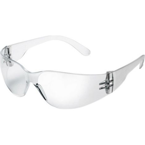 Gafas  de  seguridad  Univet  568  EN  166  EN  170  patillas  claras  lente  clara  policarbonato  -  568.01.00.00H