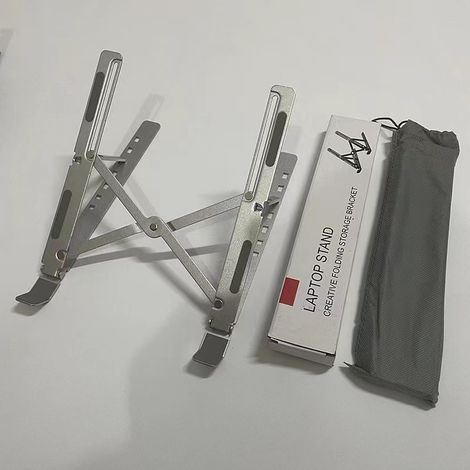 Support pour ordinateur portable, support réglable en hauteur à plusieurs niveaux, support de bureau portable