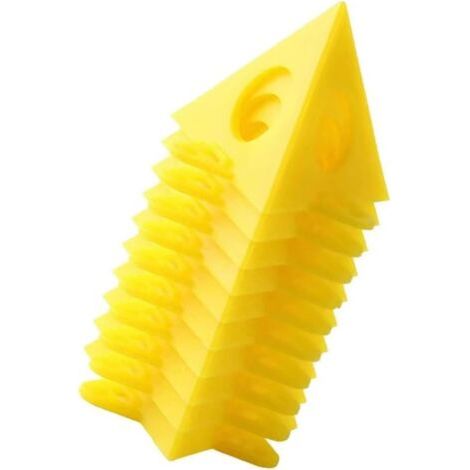 QORVA-Lot de 10 supports de peinture pyramidaux ergonomiques avec embouts anti-rayures pour revêtement de meubles en bois, accessoires et finition de meubles auxiliaires