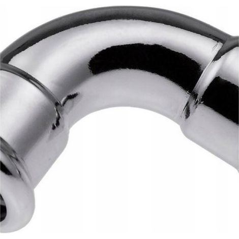 Coude À Serrage 90° - Raccord Acier Pour Tuyau 15 mm - Pour Installation Sanitaire Et Chauffage - 1 Pièce (1/2)