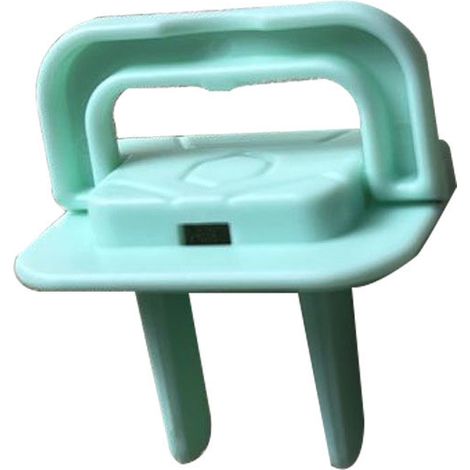 Ortviai Cache-Prises Électriques en Plastique Ignifuge – 20 Pièces, Couleur Vert Clair, pour Prises 2 Broches (1/3)