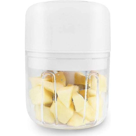 Hachoir électrique puissant et compact sans fil, mini-hachoir à ail, broyeur de légumes, coupe-légumes, mixeur multifonction
