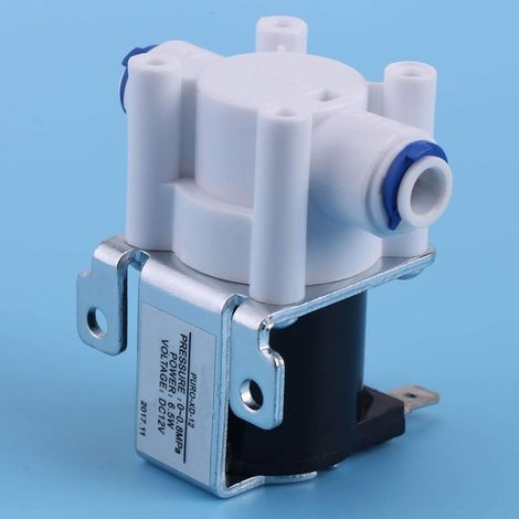 Électrovanne Eau 12V DC 1/4" Osmose Inverse RO (1/5)