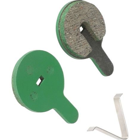 Plaquettes de frein à disque hydrauliques vertes adaptées aux freins de scooters électriques haute performance (1/5)