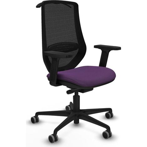 Piqueras y Crespo D036G0H Chaise de bureau violet confortable (1/3)