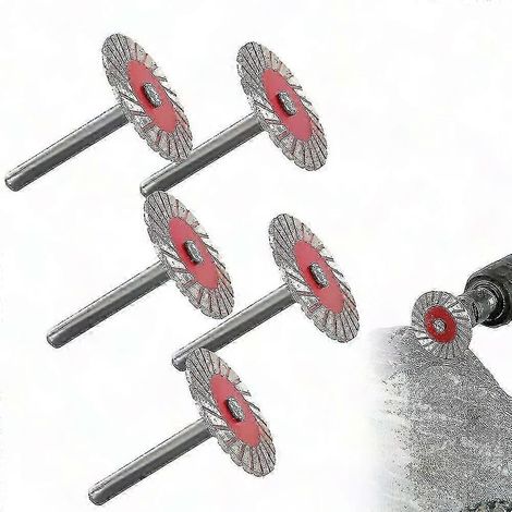 40-mm-Diamantscheibe, 6-mm-Schaft, Trennscheibe zum Gravieren und Schneiden von Fliesen, Granit, Marmor, Keramik – A8881205101 (1/5)