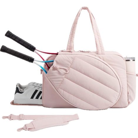 sac portable matelassé pliable tennis urre tout pliable avec compartiment à chaussures, bandoulière (1/5)