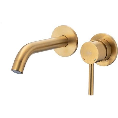 KFA Moza robinet lavabo or brossé design minimaliste