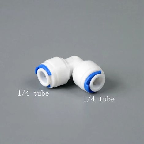 Raccord rapide pour tube PE de 9 1/4 po de diamètre extérieur, système de filtration d'eau potable par osmose inverse familial (1/5)