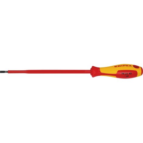 Draper 72379 KNIPEX 98 21 45 VDE Insulated Slotted Screwdriver, 4.5 x 180mm