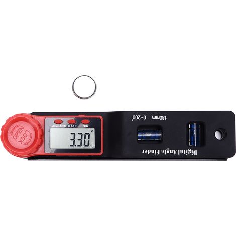 niveau à bulleMesureur d'angle numérique 0‑200° Électronique Haute précision 0,01° Équerre digitale Goniomètre digital (1/5)