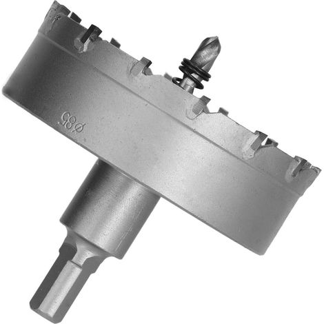 Fraises à trou carbure pour métaux durs, 85mm, perçage acier inox et alliages