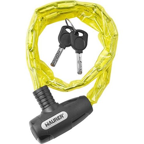 LUCCHETTO BICI CON CATENA 80CM 3,5MM MAURER