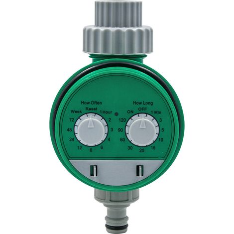 Programmateur arrosage électronique multifonction double molette automatique pour système irrigatio jardin tuyau aspersion robinet