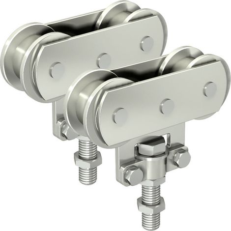 Rollapparat (2 Stk.) bis 150 kg für SLID'UP 1700-150 Schiebetorbeschlag (1/2)
