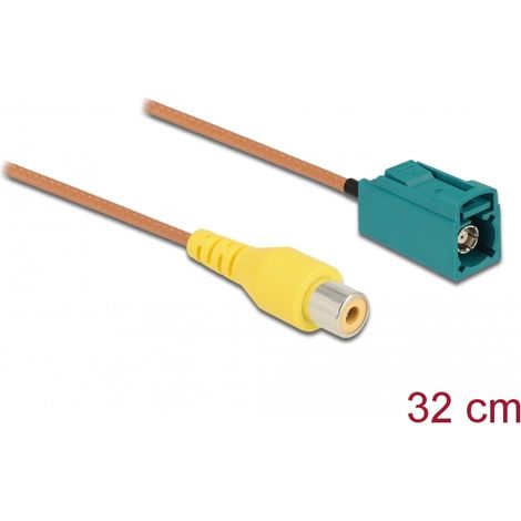 Delock Cable FAKRA Z hembra  RCA hembra RG-179 32 cm