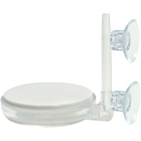 Aquarium Pierre a Air, Diffuseur d'air pour Aquariophilie, Pierre à Bulles utilisé dans Les Aquariums et Les Pompes hydroponiques avec vanne de contrôle et ventouses (60 mm) (1/4)