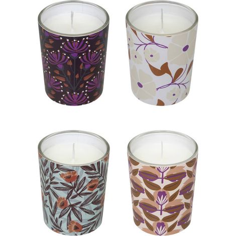 Coffret 4 Bougies Parfumées "Mily" 45g Multicolore (1/5)