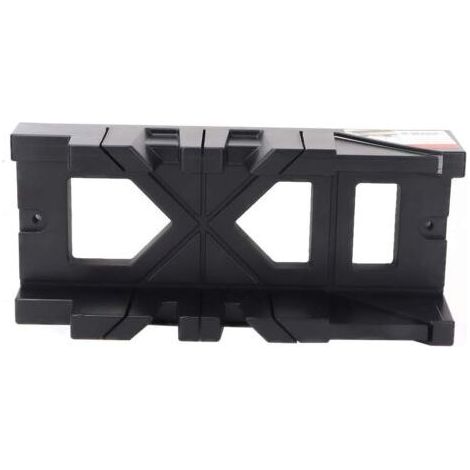 Boîte de scie à onglets, boîtier d'armoire, plastique d'ingénierie ABS haute résistance 0 45 90 degrés, outil de coupe de carreaux de gypse en bois, Durable, léger, antirayures (1/5)