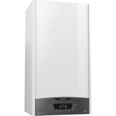 Ariston Group – Chaudière gaz à condensation 24kW – Contrôle à distance Wi-Fi – Chambre hermétique – Débit 14,5L/min – 3302123