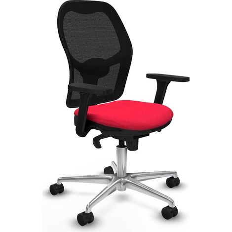 piqueras-y-crespo Silla Ergonómica Roja de Oficina
