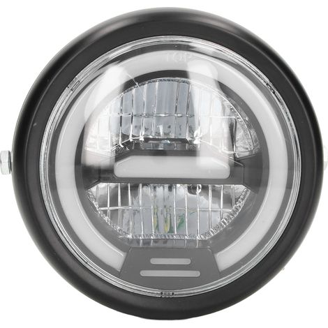 Phare de moto rond à LED 6,5 pouces, étanche, 12 V CC, pour scooter et motocross (1/5)