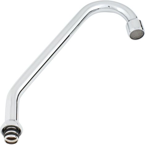 Grifo de pared Hydroland Modelo Z Cromo 270 mm Latón (1/3)
