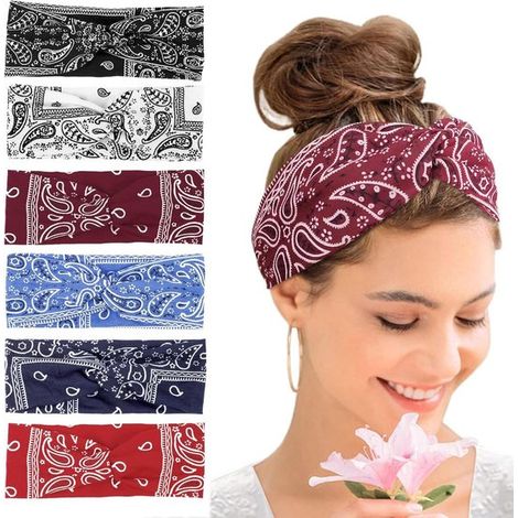 Además: diadema para mujer de colores lisos, estilo boho, accesorios de yoga. (1/5)