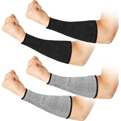 RHG 2 paires de manchons anti-coupures Manchons protège-bras Niveau 5 Protection Safety Prot