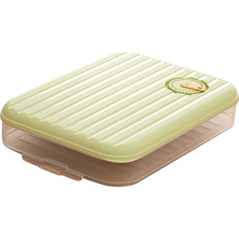Boîte à raviolis empilable et multifonctionnelle pour réfrigérateur, idéale pour ranger les raviolis et les nouilles congelées.