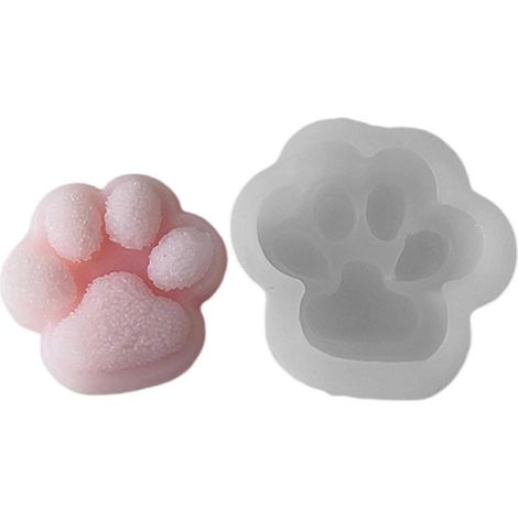 Moule en forme de patte de chat, en silicone robuste, avec accessoires et motif, convient aux enfants à partir de 3 ans et aux adultes. 1187 (1/5)