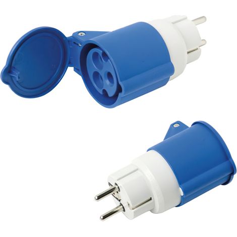 ADATTATORE INDUSTR. MAURER PLUS 220V SPINA SCHUKO+PRESA