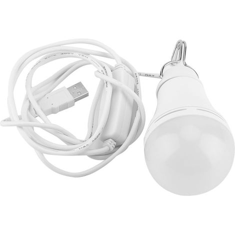 LED bulb USB 5 V, lamp of emergency for camping, hiking, lecture to home (10 W) (1/5)
