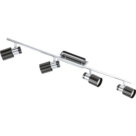 Spot Moderno Davida 1 In Acciaio Nichel 4 Luci Gu10 4,6W Ip20 (1/5)