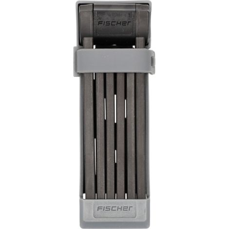 Fischer Fahrradschloss Faltschloss Mini FK65/6 65 cm schwarz-grau