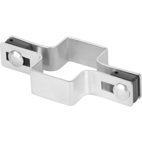 Collier Strend Pro EUROSTANDARD, 60x40 mm, intermédiaire, galvanisé, pour poteau carré