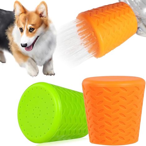 CCYKXA Hundedusche für den Außenbereich, tragbarer Silikon-Duschkopf für Hunde, 2er-Pack Haustierdusche, Reiseaccessoire zur Reinigung der Hundepfoten, Entfernung von Sand, Schlamm und Schmutz (1/5)