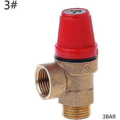 Soupape de sécurité en laiton avec interrupteur de décharge de pression pour chauffe-eau solaire (câblage interne et externe) (1/5)