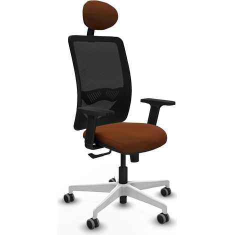 Bürostuhl piqueras y crespo Zulema schwarz Mesh Kunstleder (1/2)