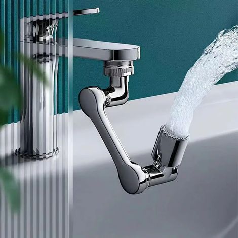 Universel Rotatif 1080 ° Robinet Aérateur Extender Robinets Bubbler Buse En Plastique Filtre Anti-éclaboussures Pour Cuisine Salle De Bains Bras Robotique 01