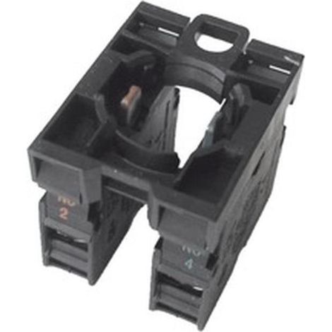 Kontaktelement 1Z1R M22-AK11 an der Frontplatte montiert (1/5)