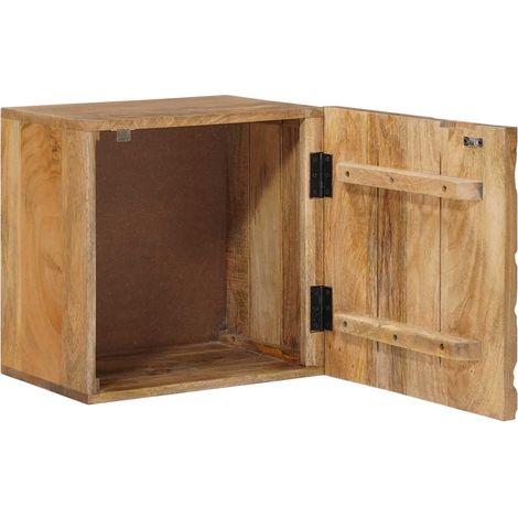 Maison Exclusive - Comodino a muro fatto a mano Marrone Teak 40x30x40 cm (1/5)